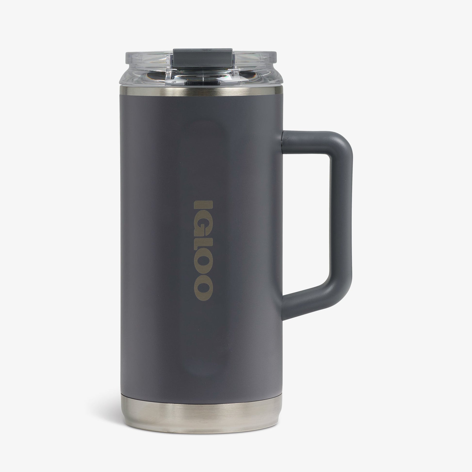 Front View | 1L Beer Mug::Carbonite::Durable stainless steel