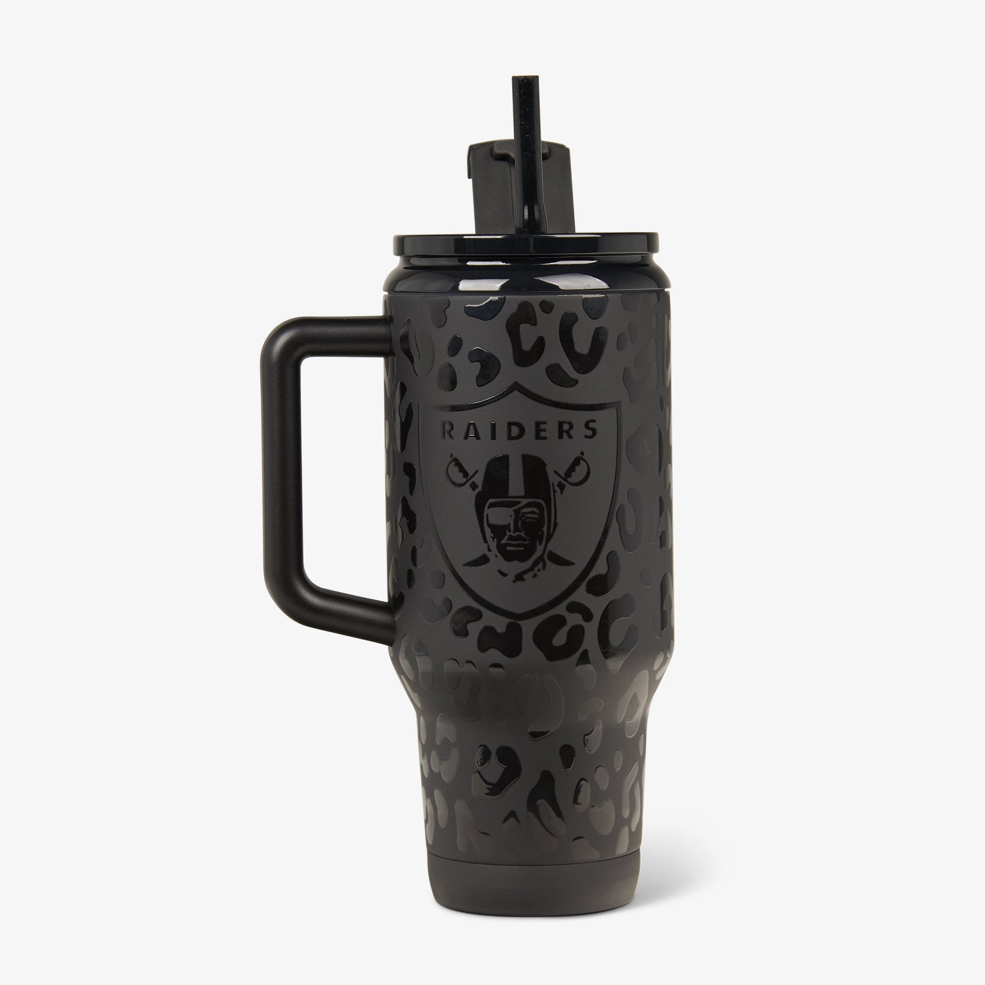 Las Vegas Raiders 32 Oz Leopard Flip ‘n’ Sip Travel Mug