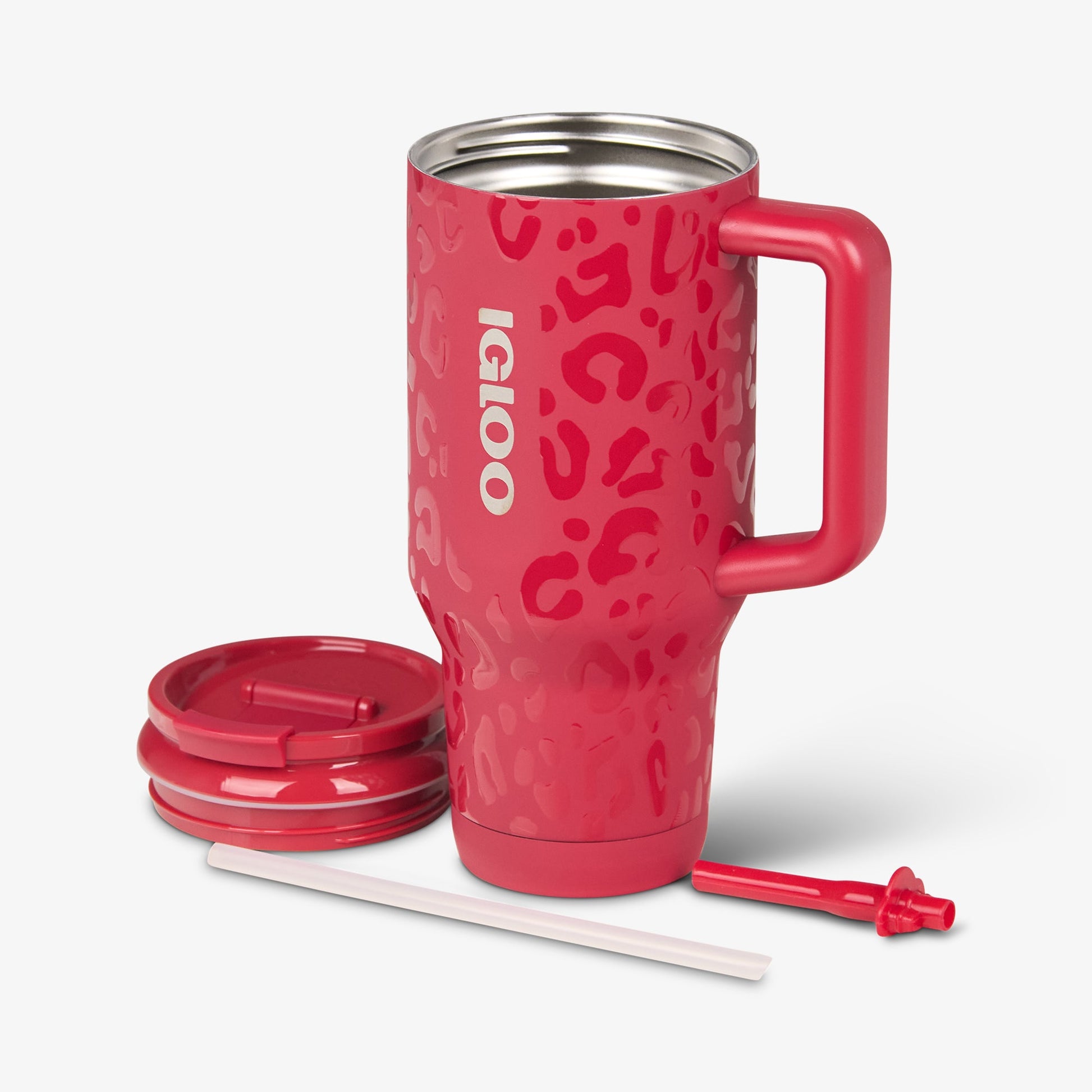 San Francisco 49ers 32 Oz Leopard Flip ‘n’ Sip Travel Mug