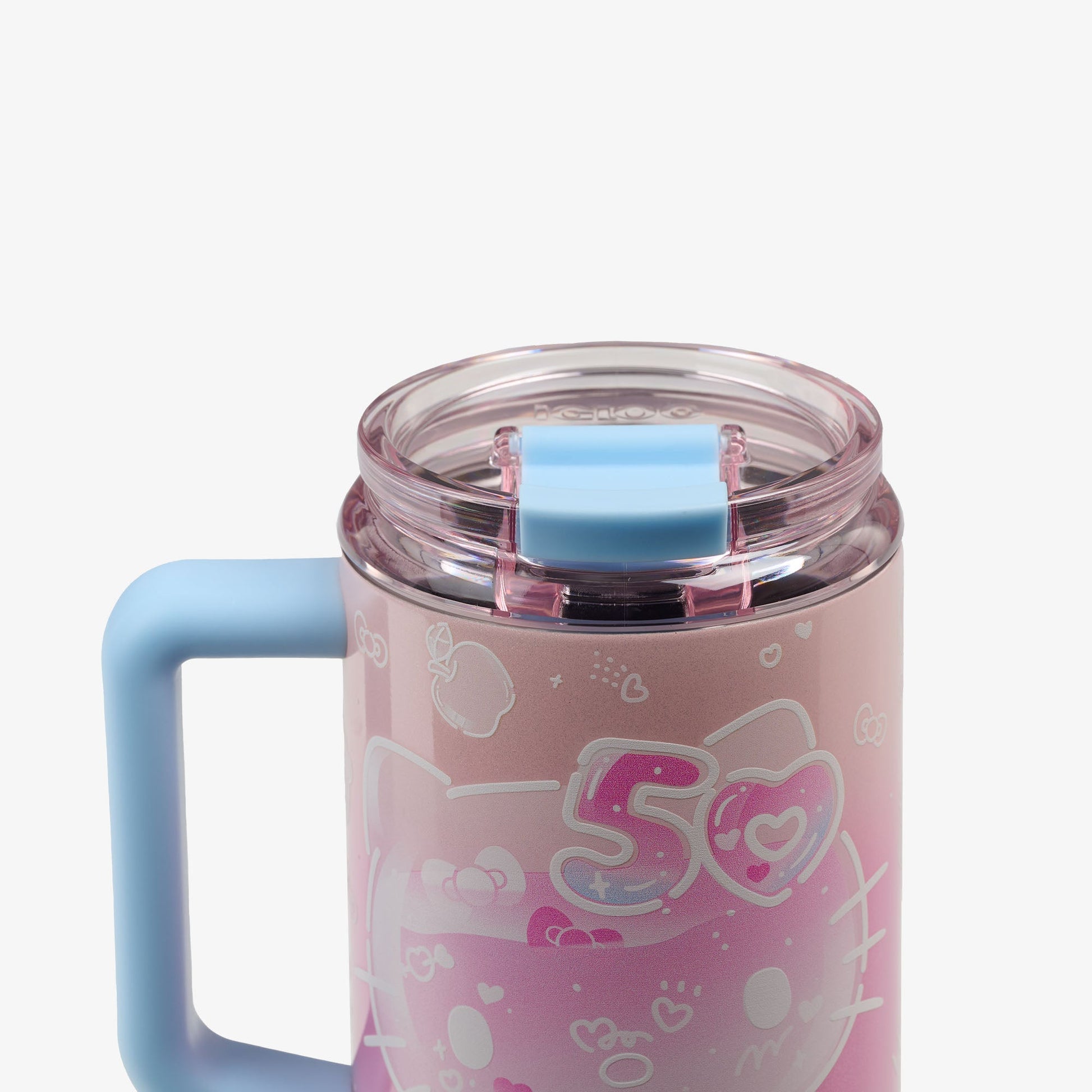 Hello Kitty® 50th Anniversary 32 Oz Flip ‘n’ Sip Travel Mug