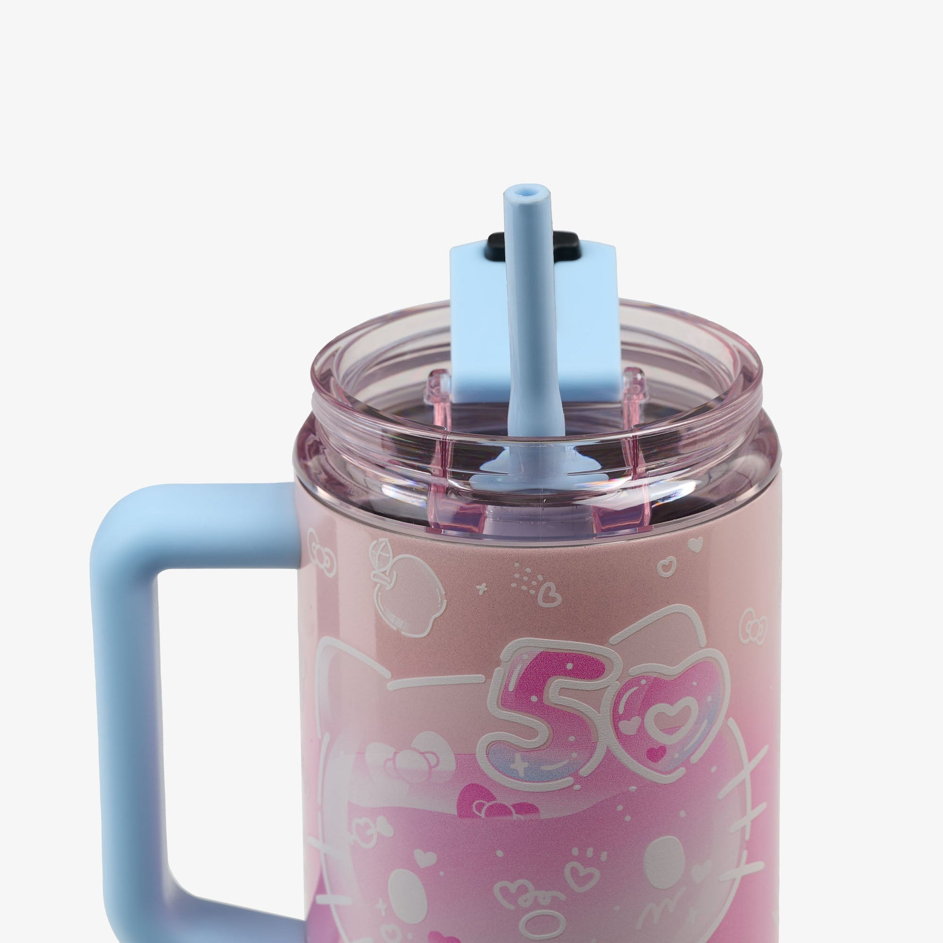 Hello Kitty® 50th Anniversary 32 Oz Flip ‘n’ Sip Travel Mug