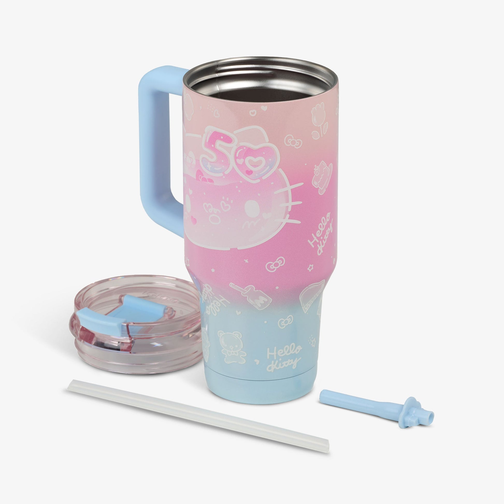 Hello Kitty® 50th Anniversary 32 Oz Flip ‘n’ Sip Travel Mug