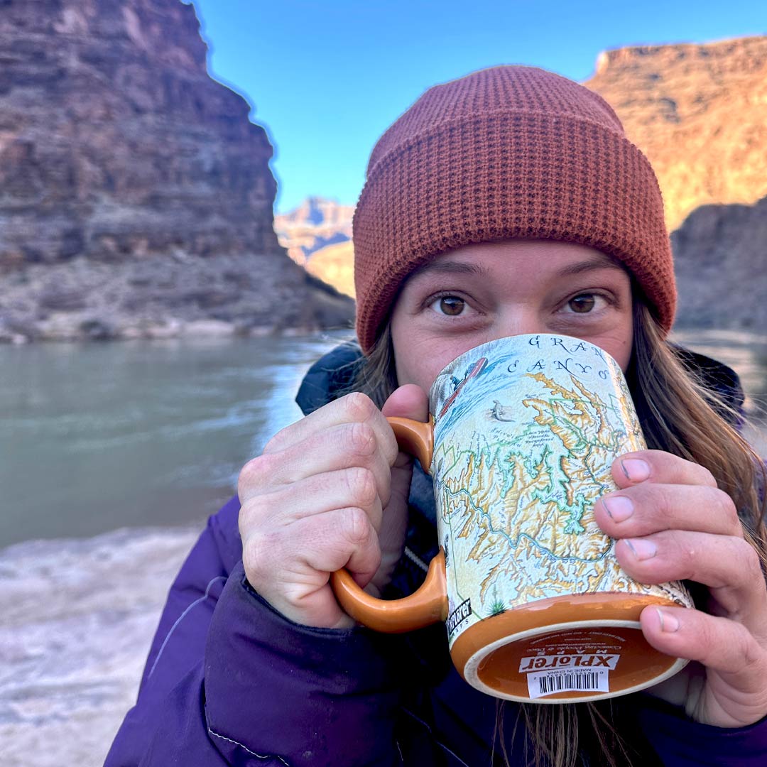 Grand Canyon National Park Map Ceramic Mug