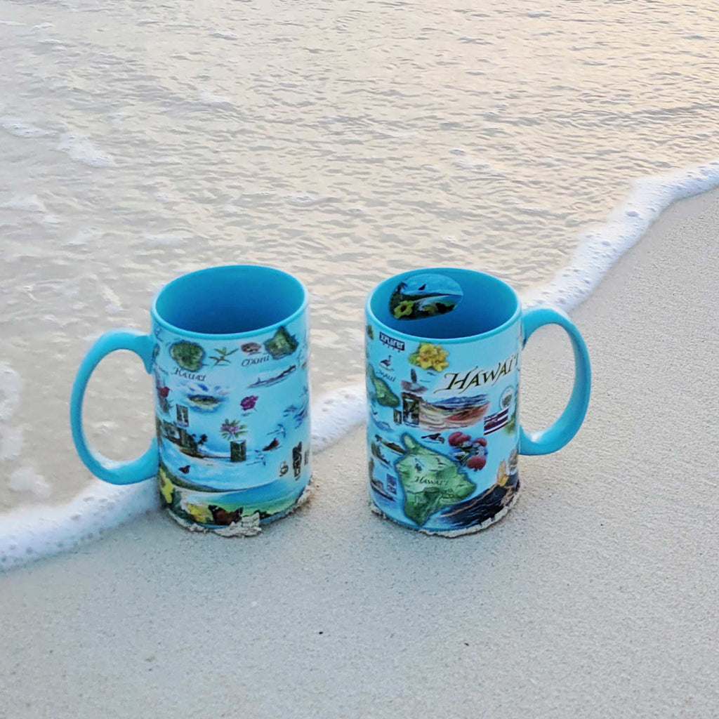 Hawai'i State Map Ceramic Mug