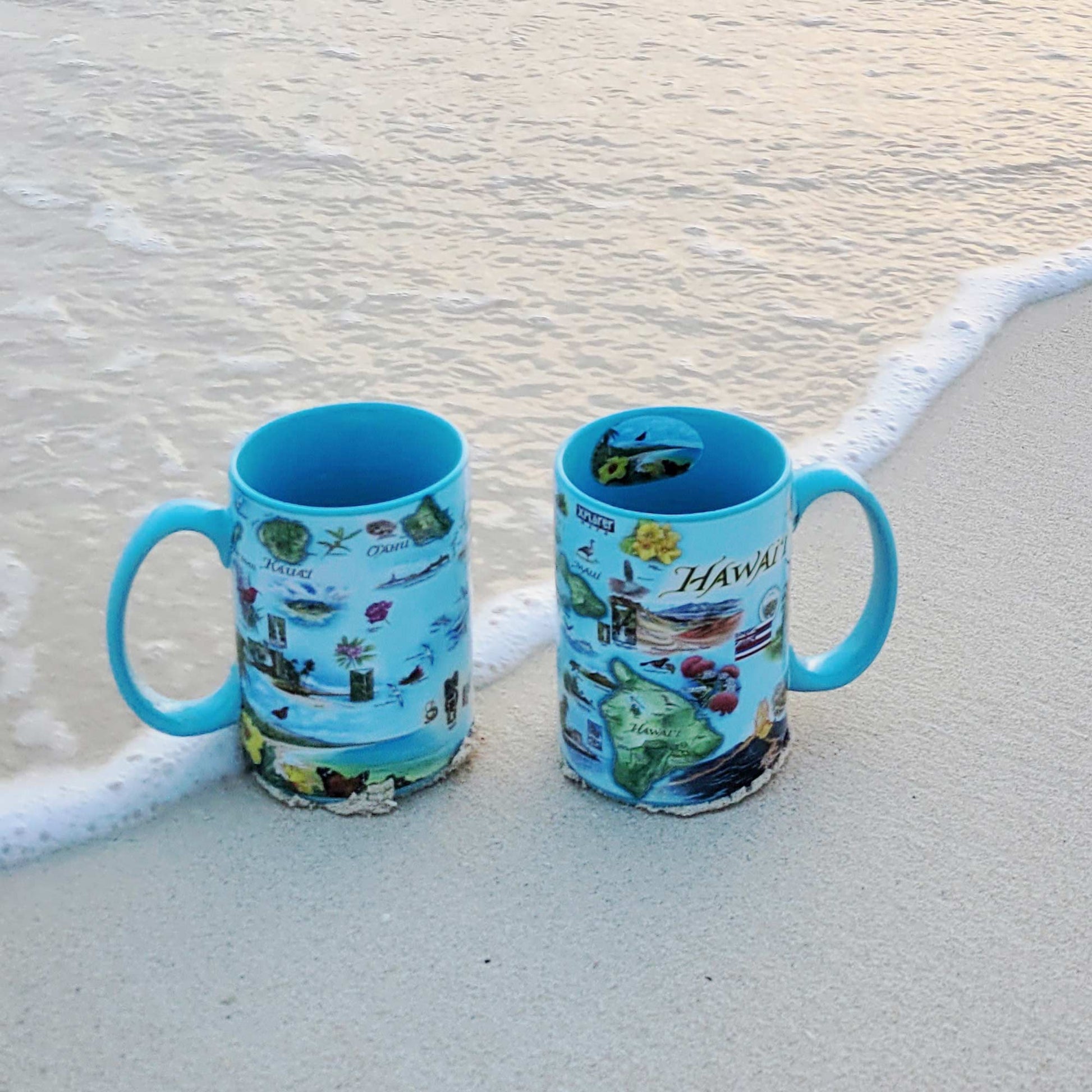 Hawai'i State Map Ceramic Mug