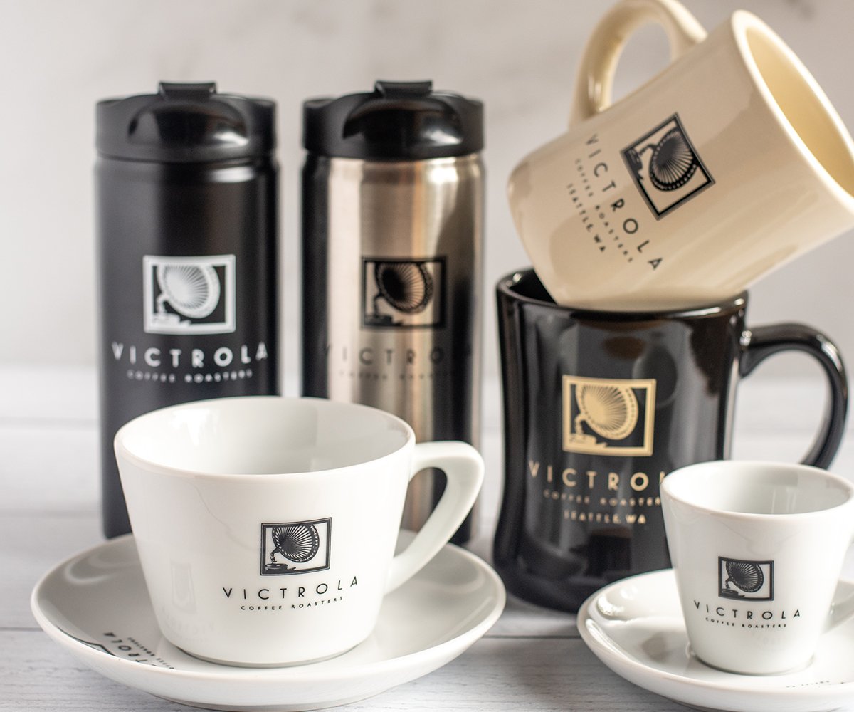 Logo 10 oz Cream Ceramic Diner Mug