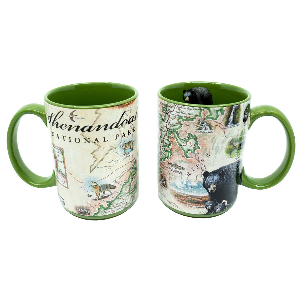 Shenandoah National Park Map Ceramic Mug