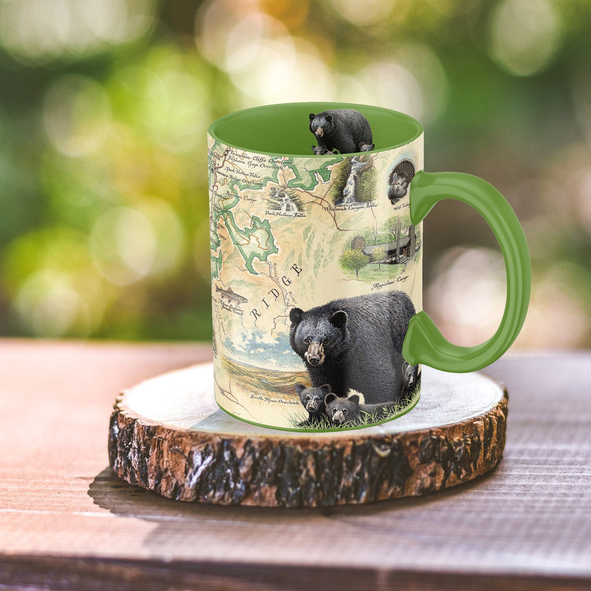 Shenandoah National Park Map Ceramic Mug