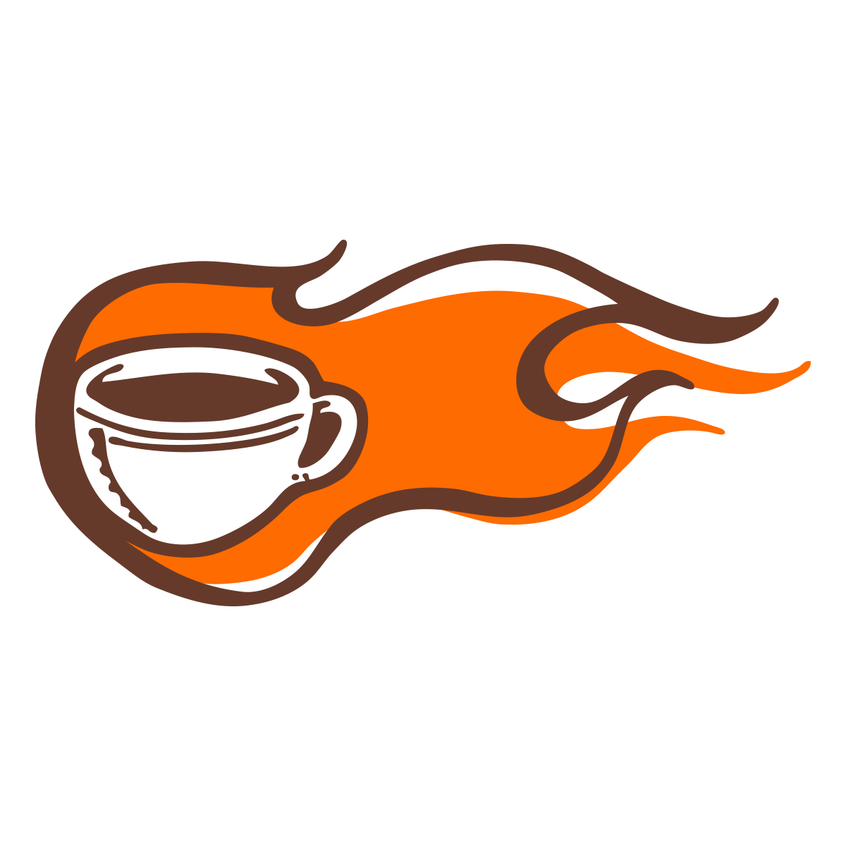Flaming Cup Camp Mug